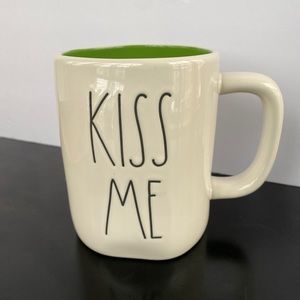 Rae Dunn Kiss Me Shamrock Mug